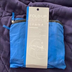 Fold up duffle bag